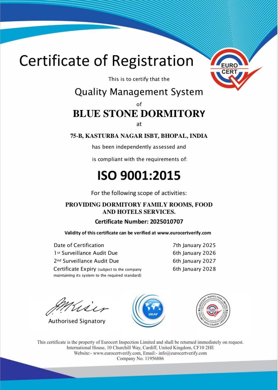 בהופאל Blue Stone Dormitory מראה חיצוני תמונה